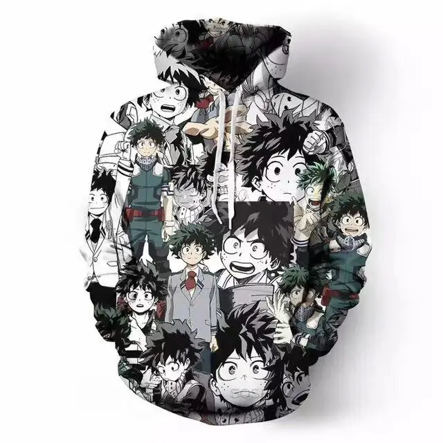 Pullover E Bakugou кацуки школьная форма косплей костюм My Hero Academy толстовки с 3D принтом толстовки для мужчин и женщин спортивный свитер футболки - Цвет: Pullover E