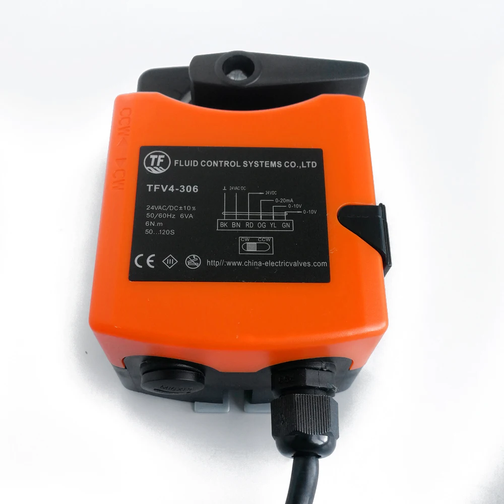 Клапан proprotion 3/4 ''с 3 портами типа T Электрический регулирующий клапан AC/DC24V 0 10 В