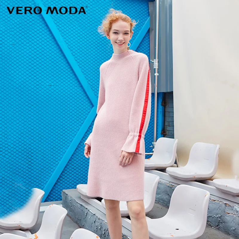 Vero Moda женское свободное Трикотажное Шерстяное платье | 318446505 Женская одежда
