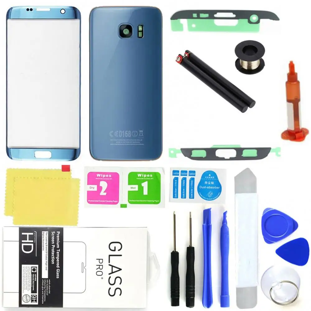 outer front glass phone back cover replacement rool for samsung galaxy s7 edge screen replacement mobile phone parts repair tool free global shipping