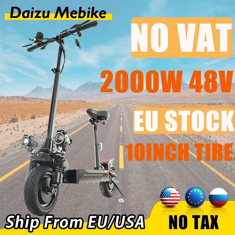 

No Vat monopattino elettrico 2000w Powerful Max Speed 65km/h elektrikli Scooter Dual Motor Drive Escooter Max Mileage 60km