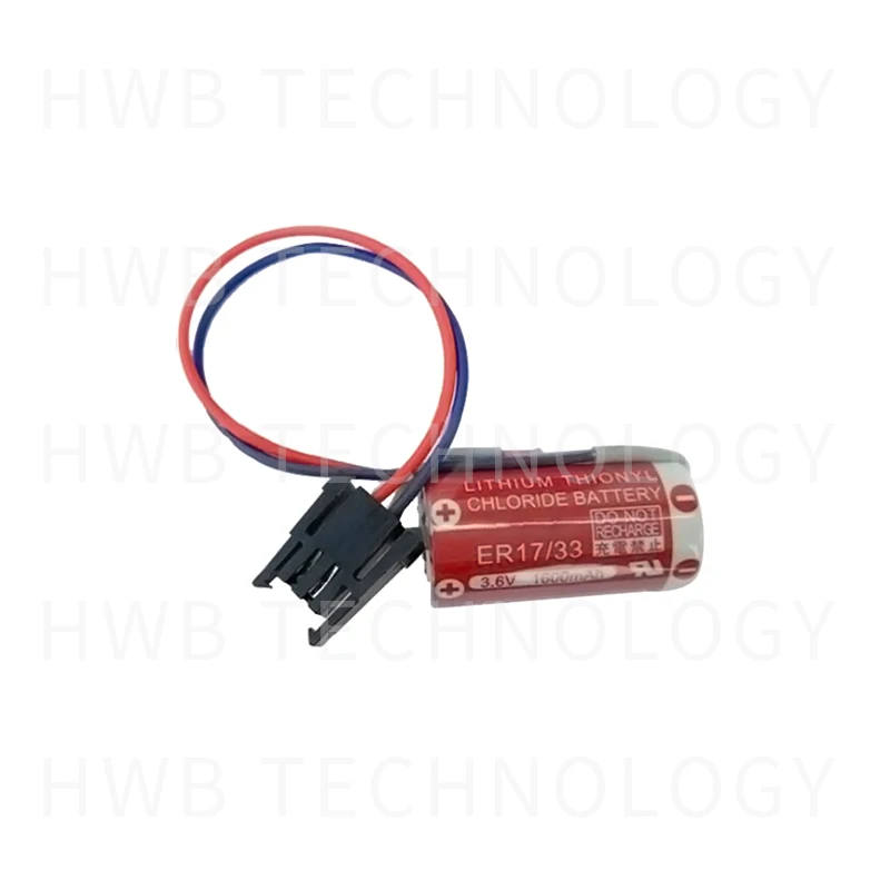 Литиевые батареи 2 шт. для Maxell ER17/33 3 6 В 1600 мАч 2/3A 17330 PLC с черным разъемом|Батарейки|