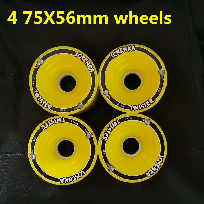 Дорожные шины 83A 82A антивибрационные колеса для скейтборда 75 мм 76 прочные