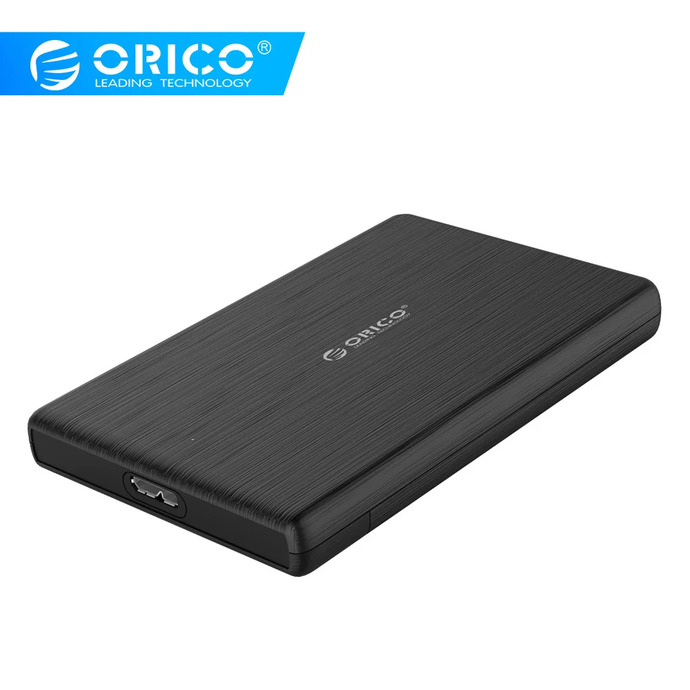 ORICO 2,5 дюймовый чехол для жесткого диска USB3.0 To SATA 3,0 Micro B корпус для внешнего жесткого диска 5 Гбит/с высокоскоростная коробка для HDD SSD Поддержка UASP