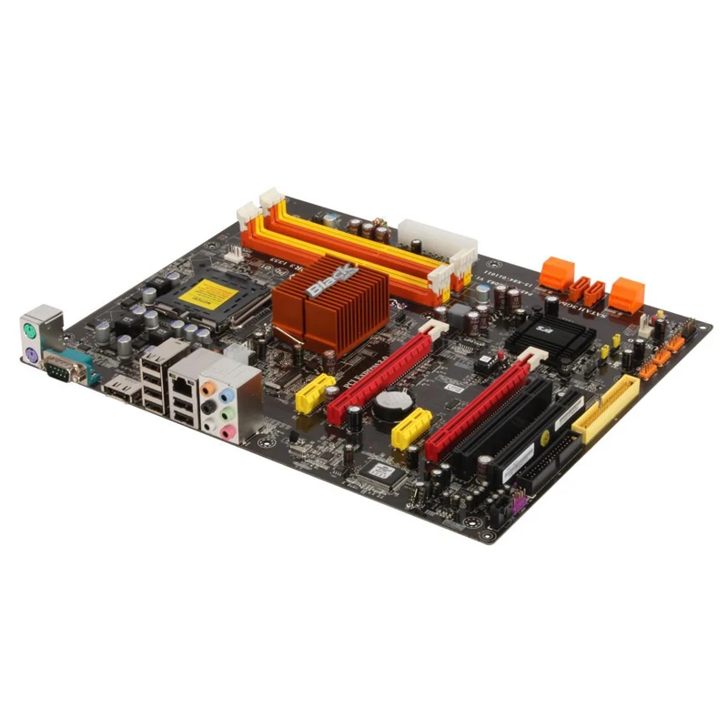 P45T-AD3 для ECS LGA 775 Intel P45 б/у материнская плата ПК DDR3 1066 МГц Core 2 Duo/Pentium Dual CPU PCI-E X16 USB2.0