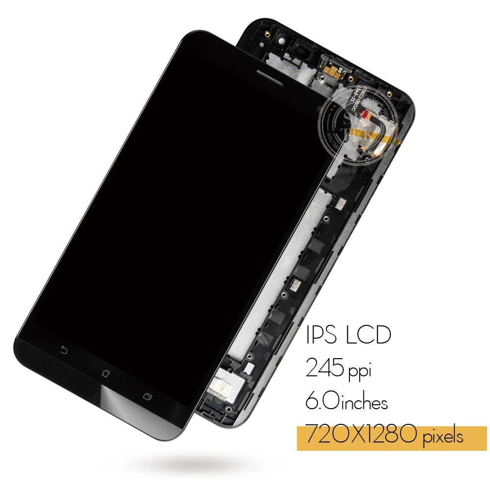 Srjtek для Asus ZenFone 2 Laser ZE600KL ЖК матричный сенсорный экран дигитайзер полная сборка/с