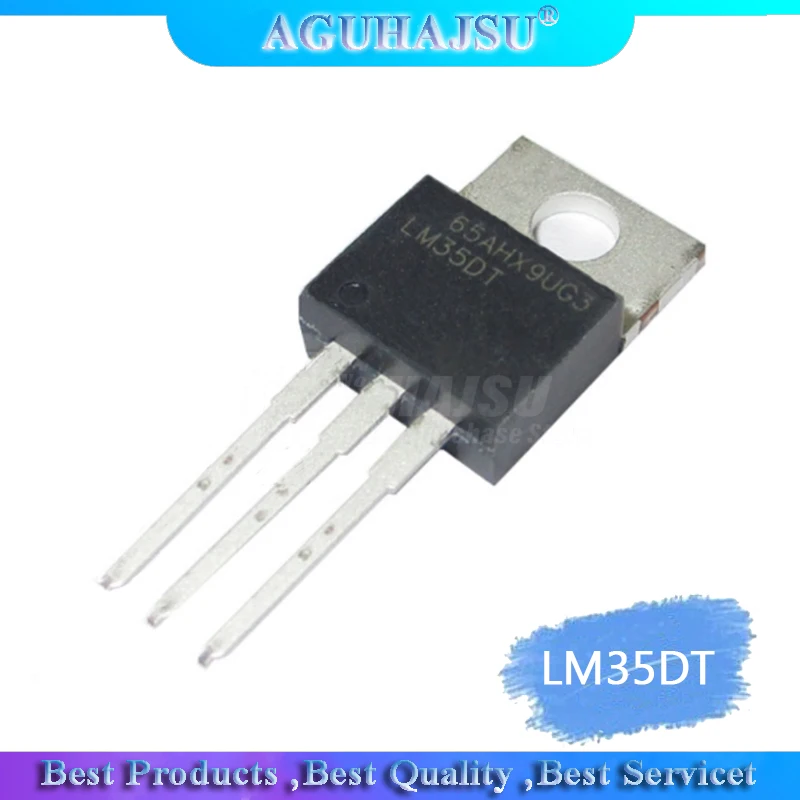 2 шт./лот LM35DT LM35-220 температура | Электронные компоненты и принадлежности