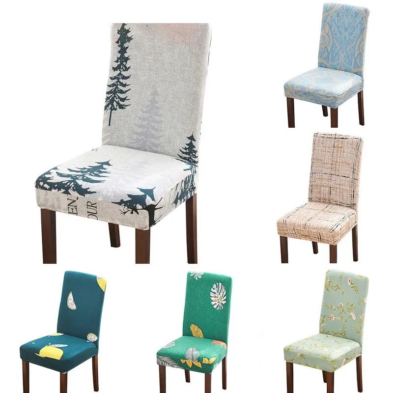 1/2/4/6 Pcs Chair Covers Spandex Color Desk Seat Protector Slipcovers for Hotel Banquet Wedding Universal Size | Дом и сад