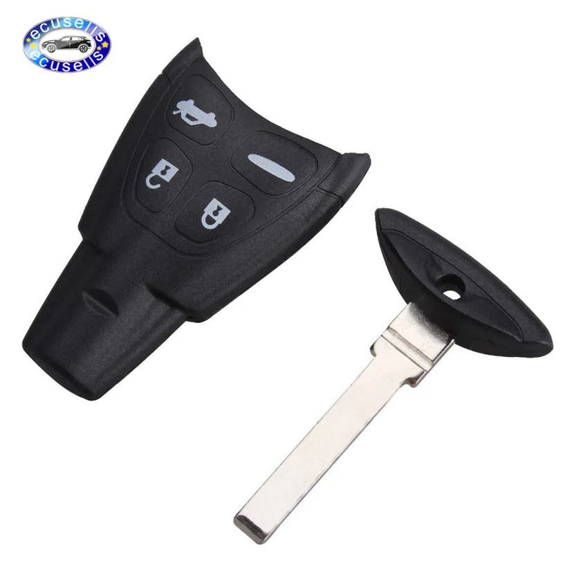 4 кнопки дистанционный смарт ключ брелок сменный чехол с внутренним лезвием для