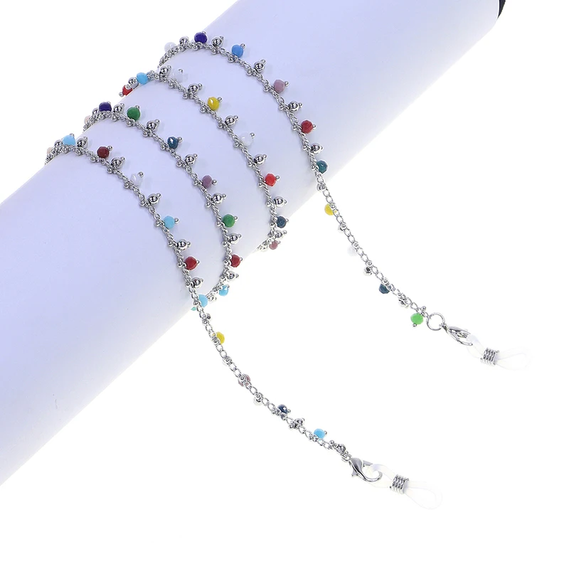 

Women Colorful Acrylic Beads Sunglasses Spectacle Chains Reading Glasses Cord Holder Neck Rope For Eyewear Accessories