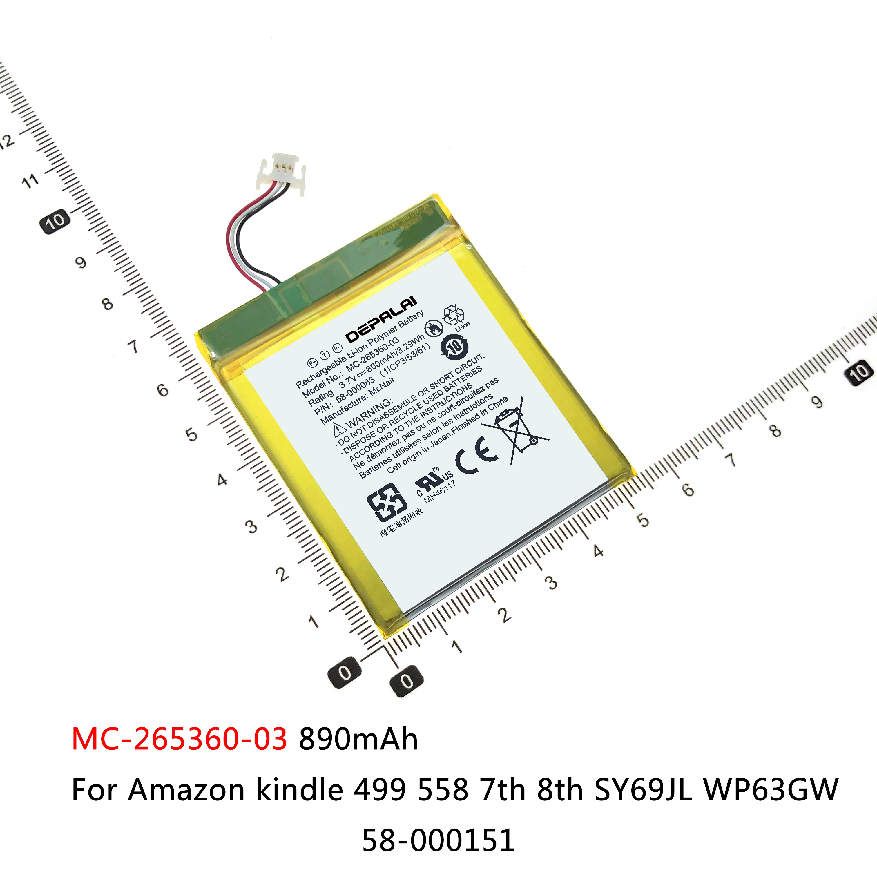 MC-265360 MC-265360-03 MC-347993 MC-308594 Battery For Amazon Kindle 4 5 67 7th D01100 DR-A015 Fire HD 7 SQ46CW 5th SV98LN | Мобильные