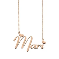 mari name necklace custom name necklace for women girls best friends birthday wedding christmas mother days gift