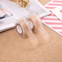 600 stickersroll fiber invisible double side adhesive heart shaped eyelid makeup stickers transparent double eyelid tapes tool