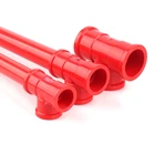 2 шт. I.D20  50 мм красные соединители для труб из НПВХ фитинги для аквариумных Рыбок трубка для цистерны сливная труба переходники для водопроводных труб тройник из ПВХ