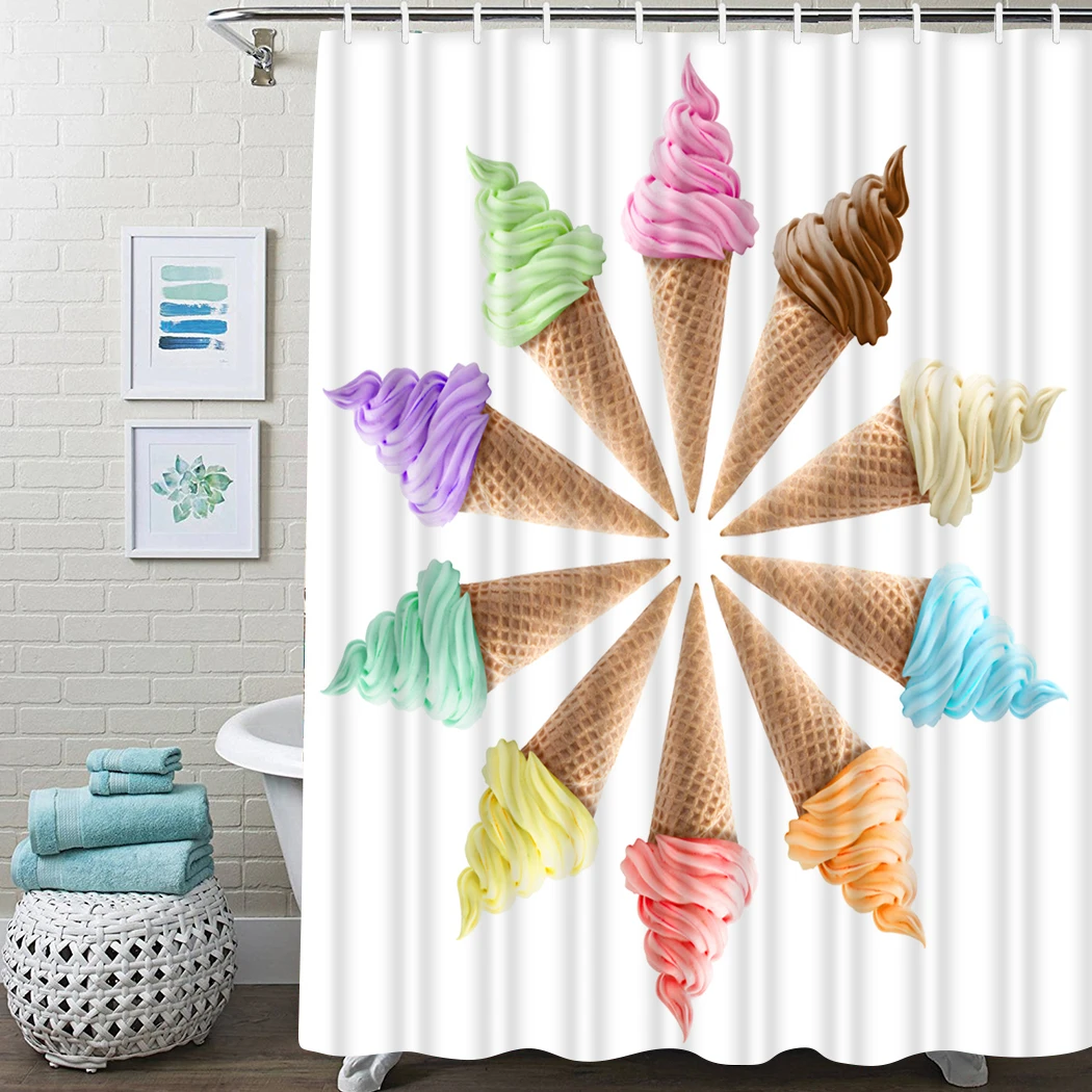 

Striped Shower Curtain Pink Zebra Stripes Shower Curtain Waterproof Fabric For Bathroom Decor Shower Curtains Set With Hooks