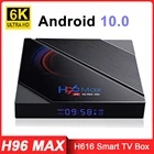 ТВ-приставка H96 Max H616, Двухдиапазонная ТВ-приставка Android 10,0, Wi-Fi, 6K HD, 3D, Bluetooth 4,0, 4G, 64 ГБ, 32 ГБ