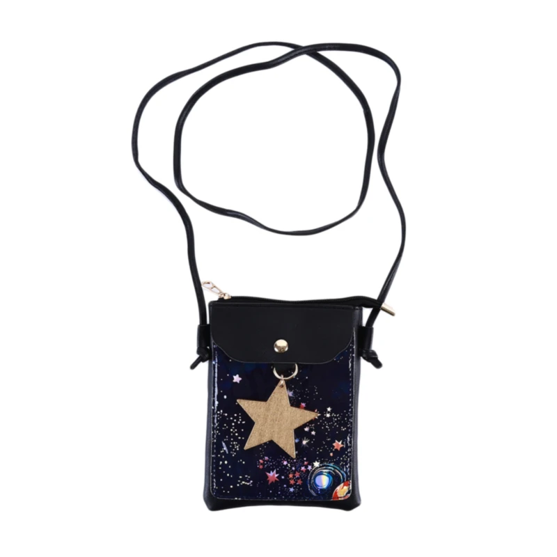 

Pu Leather Package Lucky Star Small Square Bag Women's Shoulder Bag Mobile Phone Bag