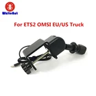 Simracing USB Ручной тормоз для ETS2 OMSI имитация Европейскогоамериканского грузовика симулятор стояночного тормоза PC Съемный зажим