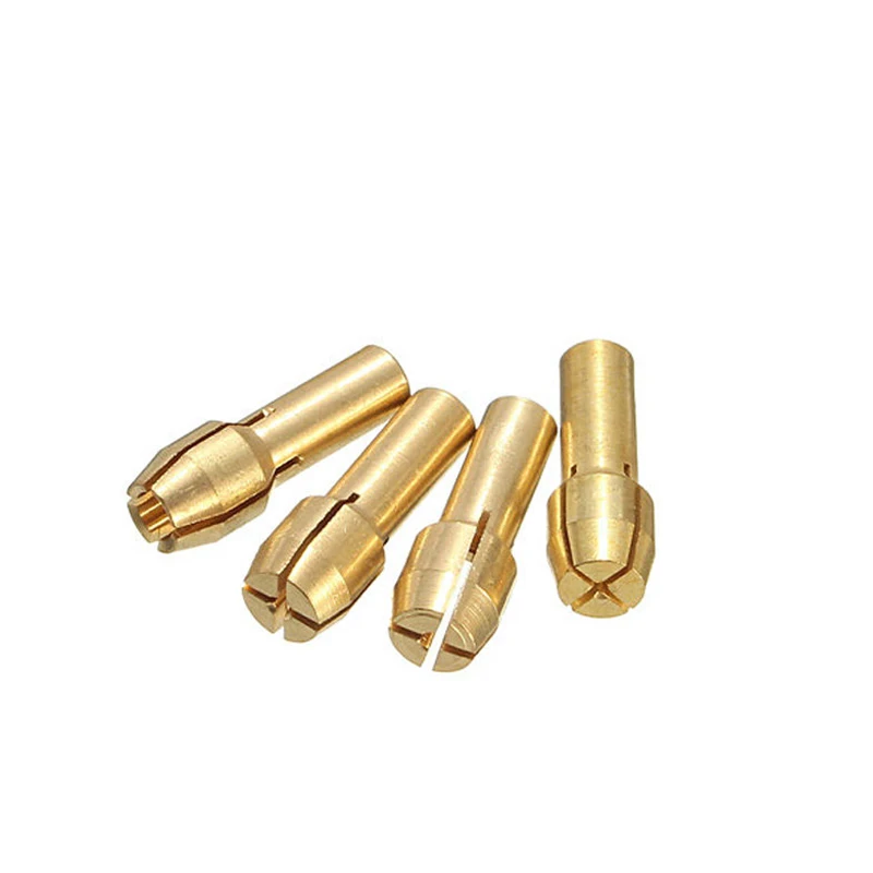 

10pcs Metal Drill Chucks Collet Bits 0.5mm~3.2mm 4mm Shank For Rotary Tool Kit
