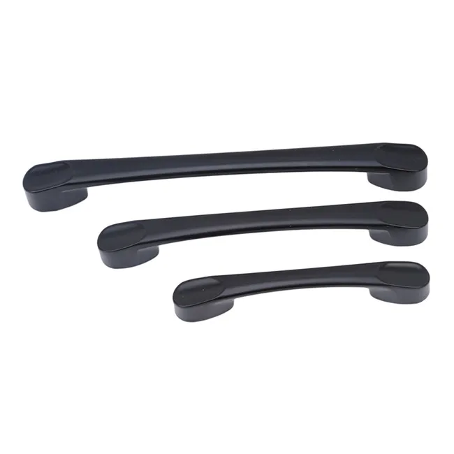 Черная дверная ручка ручки и для кухонного шкафа мебели ящика дверные