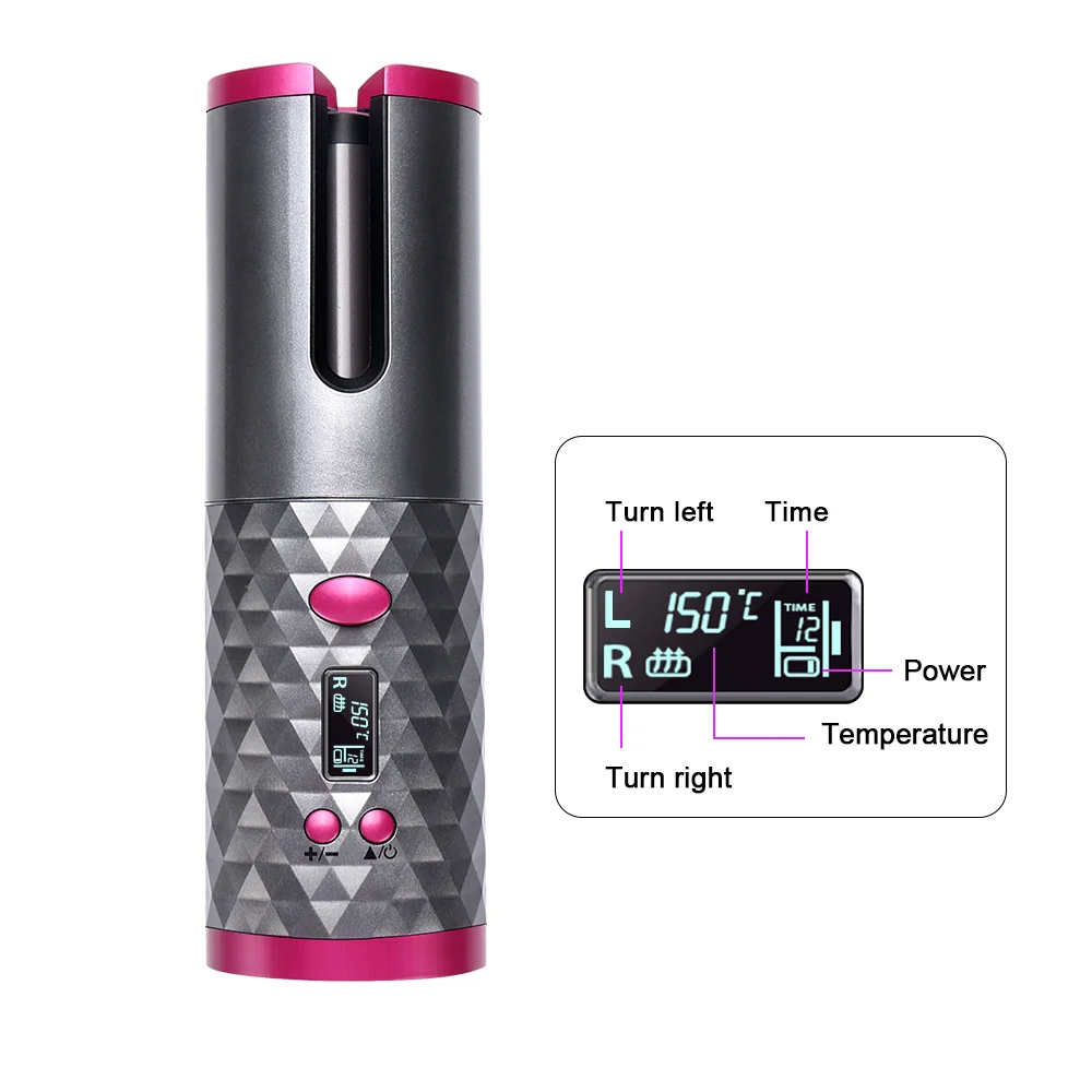 Беспроводная Автоматическая плойка высокопроизводительный портативный утюжок