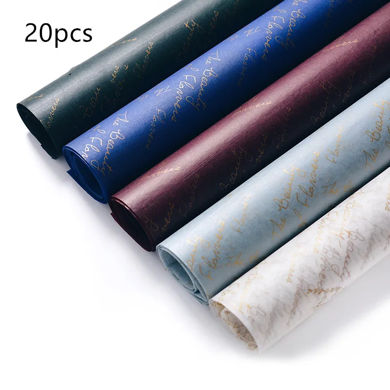 

20pcs Colorful Tissue Paper 60x60cm Flower Wrapping Craft Paper DIY Kid Gift Folding Handmade Paper Party Decor
