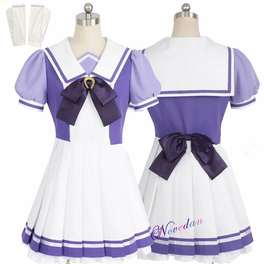 

Uma Musume Cosplay Pretty Derby School Uniform Sailor Suit Anime Lolita Dress Suzuka Tokai Teio Special Week Cosplay Costume