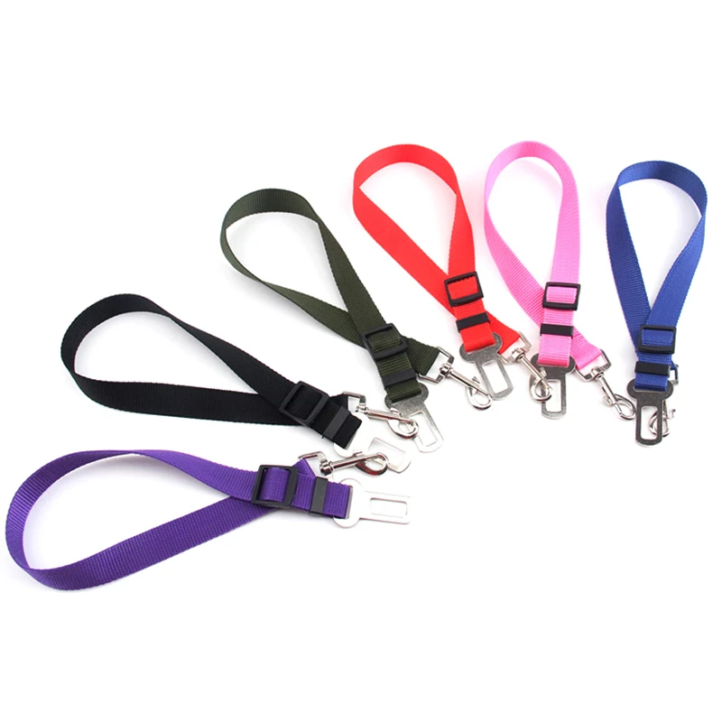 

1 Pc New Multicolor Adjustable Universal Pet Car Seat Belt Retractable Dog Cat Pet Leash Automotive Interior Safety Accessories