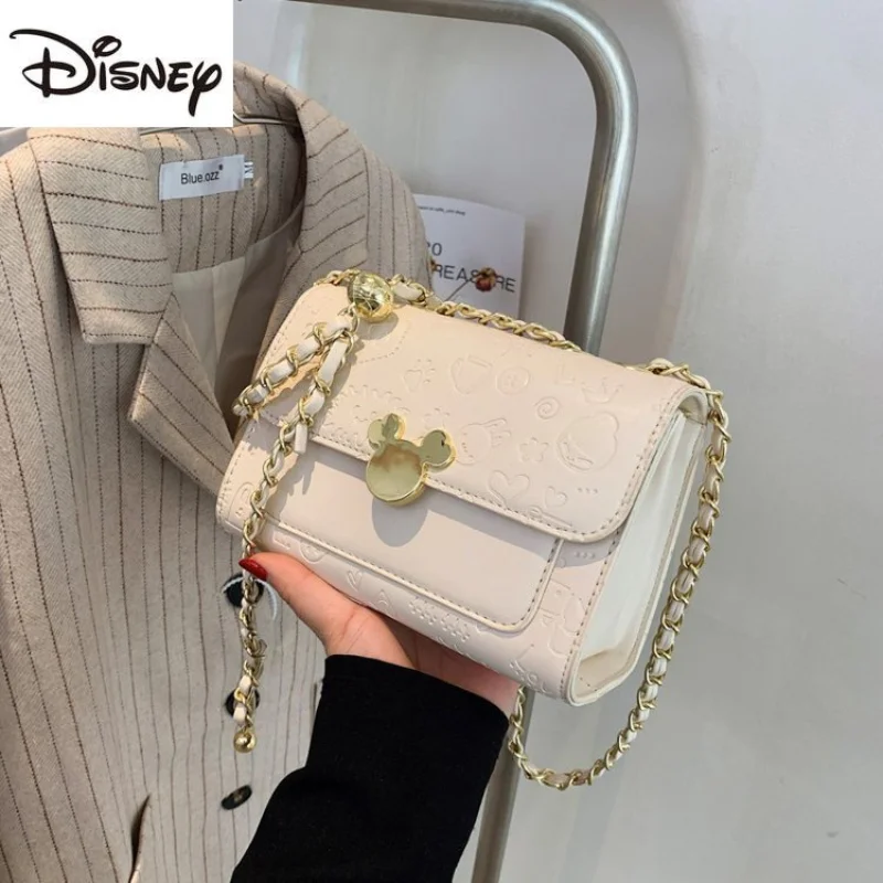 

Disney Mickey Lady One Shoulder Messenger Bag Cartoon Cute Storage Cosmetic Bag Multifunctional Large Capacity Lady Backpack