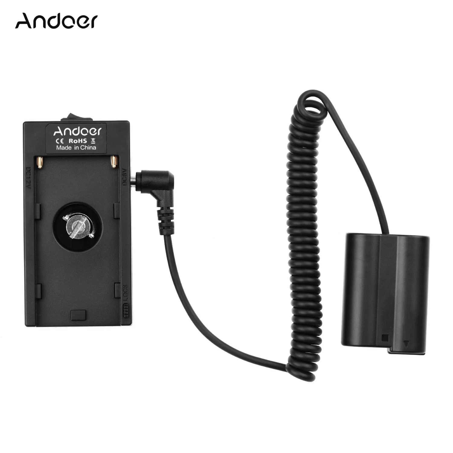 

Адаптер Andoer для держателя аккумуляторной пластины Φ F750 + фотоаппарат для фотоаппарата Nikon D7000/D800/D800E