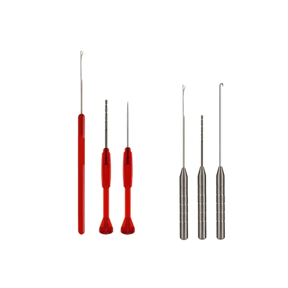 

3Pcs/lot Fishing Rigs Needle Kit Bait Needle Set Hook Drill Boilie Stringer Baiting Rig Tools Fishing Rigging Needle Sets
