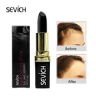 Стойкая черно-коричневая Временная Краска для волос SEVICH, кремовая палочка для наращивания волос, мягкая, быстрая, односторонняя краска для волос, покрывает волосы