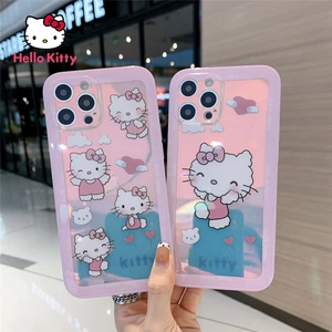 Hello Kitty All Inclusive Phone Case for IPhone13 13Pro 13Promax 12 12Pro Max 11 Pro X XS MAX XR 7 8 Plus Cute Phone Case