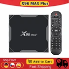 ТВ-приставка X96 MAX Plus, Android 9,0, 4 ядра Amlogic S905X3, 2,4 ГГц5G, WiFi, BT, H.265, 8K UHD, Youtube, X96Max Plus, 64 ГБ
