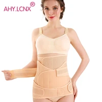 3in1 women postpartum bellywaistpelvis belt recovery support band body shaper maternity girdle waist trainer corset shapewear