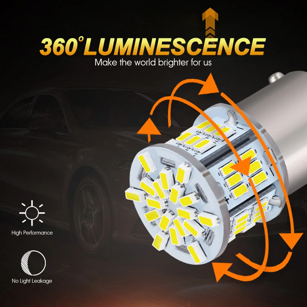 54smd P21w сигналы автомобиля светильник подходит для Ba15s источник 1 шт. сменный