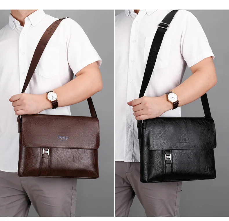 

Peaker Horizontal Men's Shoulder Bag Husband Leather Crossbody Bags Large Capacity Messenger Bag Casual Bag Man Gifts