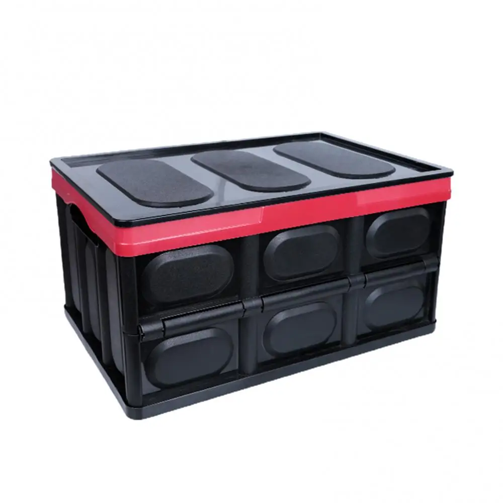 Купить Автомобильный багажник складной ящик для хранения с крышкой большая Ёмкость для путешествий походный органайзер автомобилей ав