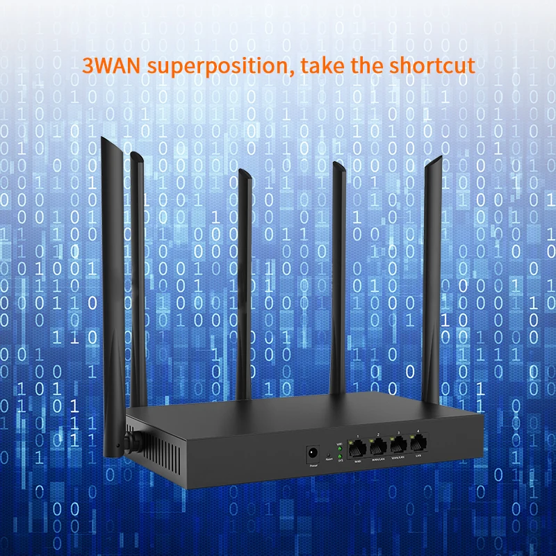 Беспроводной Wi Fi роутер GLVISION GLW20E AC1350M с антенной высоким коэффициентом усиления 2