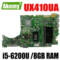 jiansu ux410ua motherboard for asus ux410uq ux410uqk ux410uv ux410u rx410u laotop mainboard with i5 6200ui5 6198uu cpu 8gb ram
