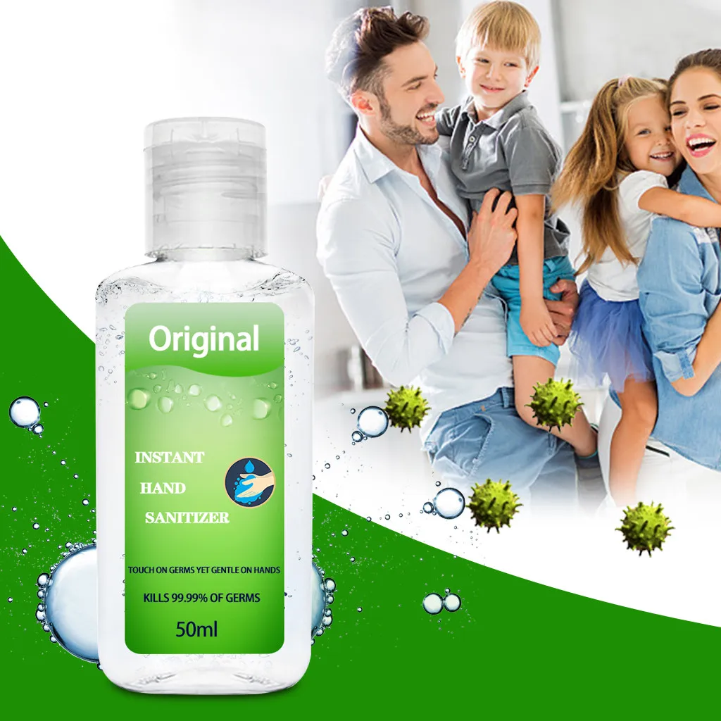 50 мл миниатюрный антисептик для рук бесплатный аромат одноразовый без очистки