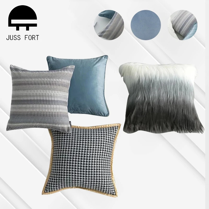 45x45 см нордическая длинная наволочка для подушки мягкая плюшевая декоративная