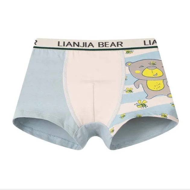 4 шт./партия Новое поступление нижнее белье для мальчиков хлопковые детские трусы