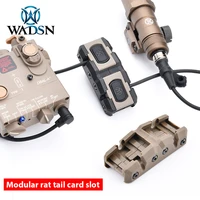 wadsn modbutton peq 15 dbal a2 cqbl tactical flashlight wire control switch pressure pad picatinny rail airsoft accessories ar15