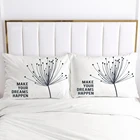 Наволочки постельные принадлежности 2 шт наволочка для спальни, домашнее украшение 70x70 см 50x75 см 50x70 см 80x80 см наволочка розовая на заказ