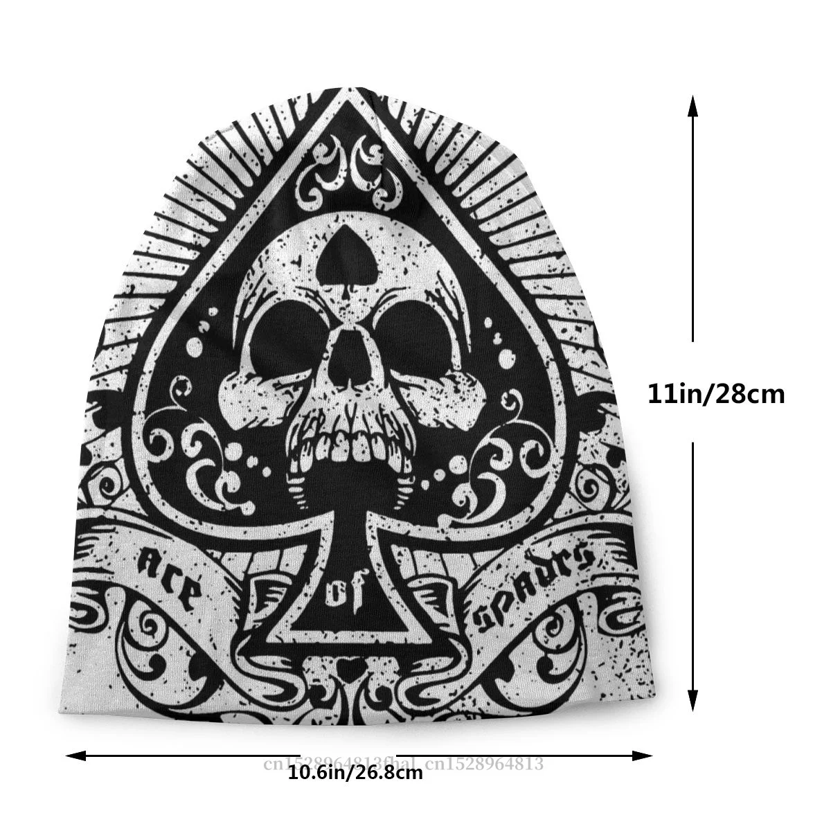 Тяжелый металл 1960s панк рок музыки головные уборы Skullies Beanies Кепки s туз пик Вязание