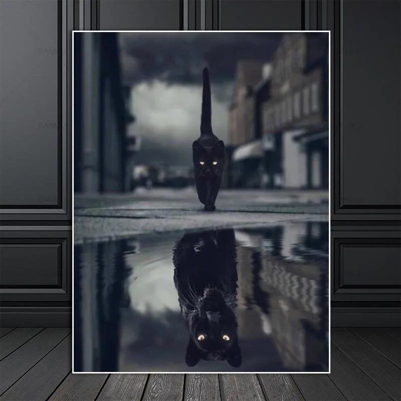 Настенный холст для гостиной картина льва или кошки тигр в сердце украшение дома