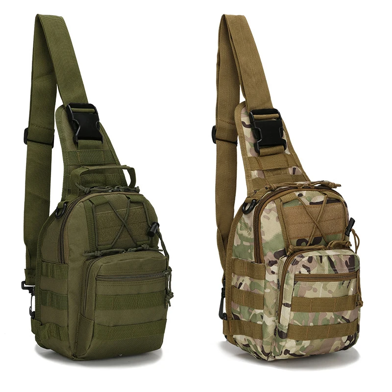 

Тактическая Сумка через плечо, военный рюкзак-слинг с системой «Молле», армейская камуфляжная сумка для активного отдыха, спорта, охоты, кемпинга, скалолазания, туризма, путешествий