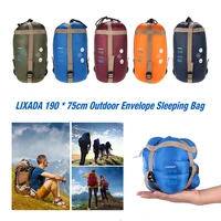 lixada camping lazy sack envelope sleeping bag adult outdoor mini walking beach sleeping bags ultralight travel bag 19075cm