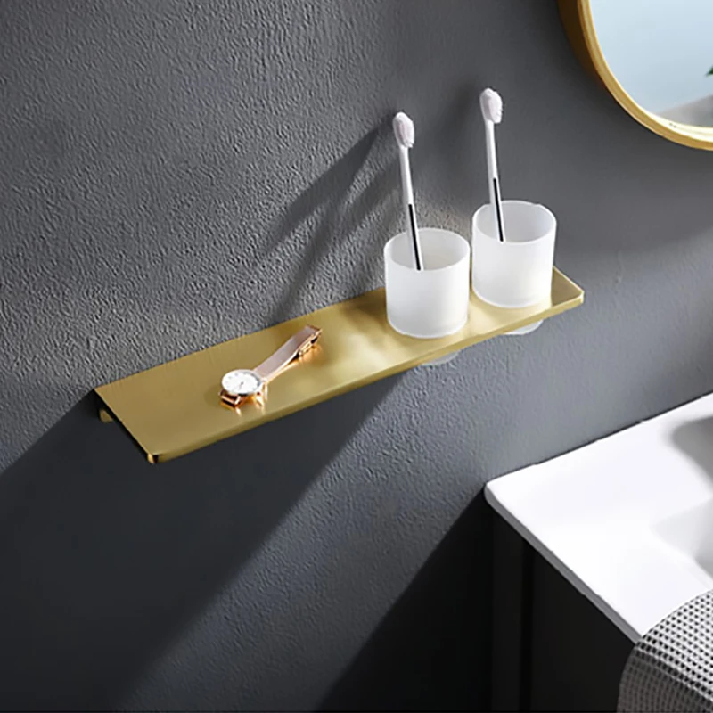 1 шт. полка для ванной комнаты из цельного цинкового сплава держатель шампуня